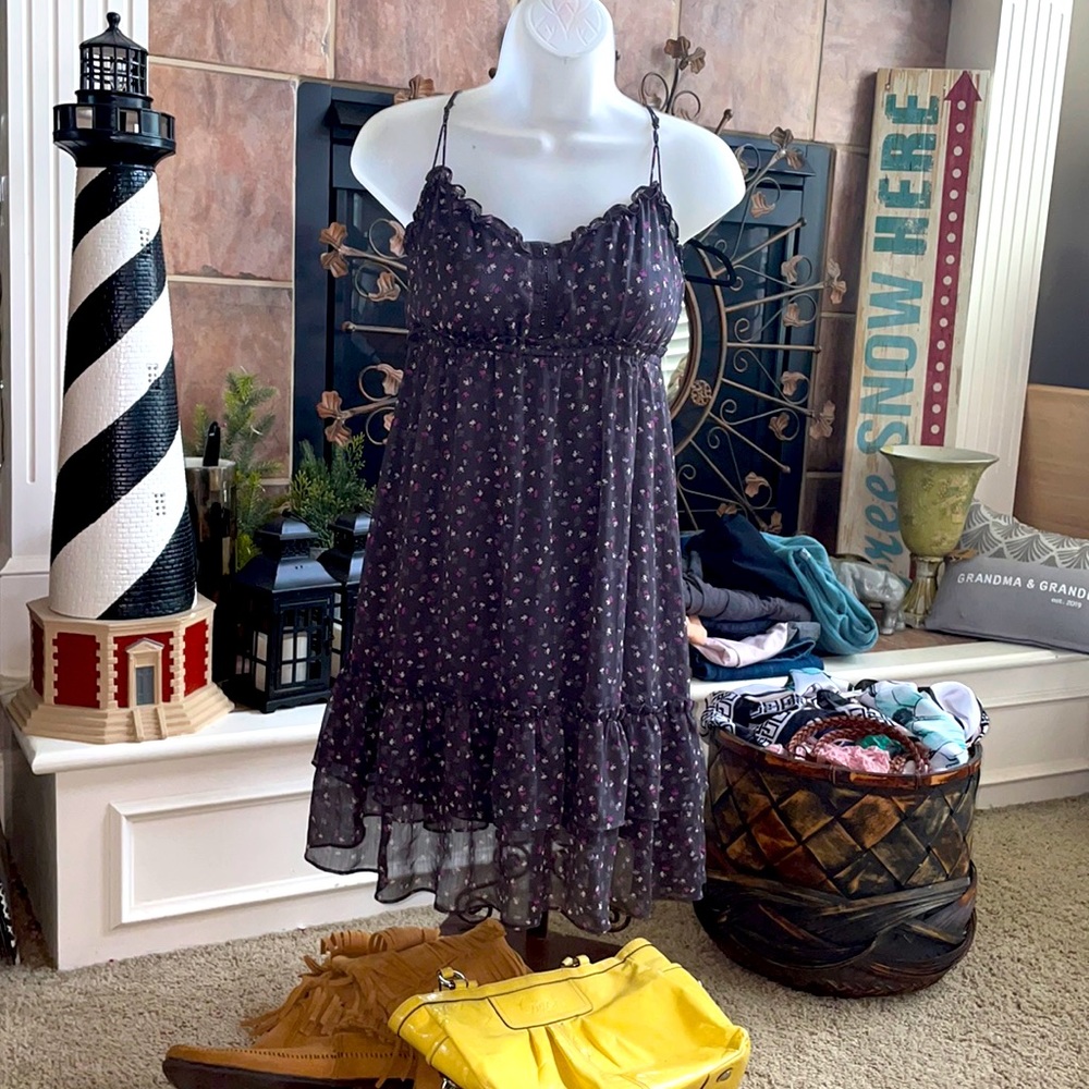 AEO Size 8 Flouncy Summer Ruffled Mini Dress